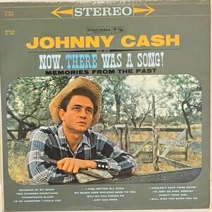 Johnny Cash Now There Was A Song vintage vinyl album (1960)